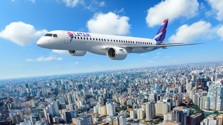 Grupo LATAM refuerza la conectividad en Sudamérica con la incorporación del Embraer E195-E2